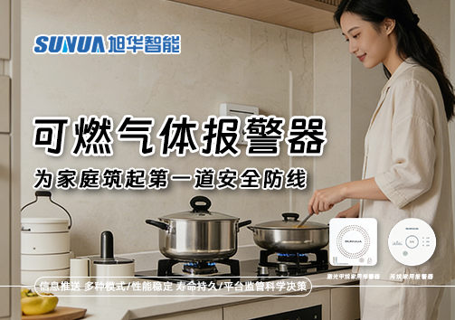 可燃气体报警器，为家庭筑起第一道安全防线！